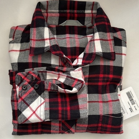 NWT Athleta Lumberjill Button Front Flannel Shirt size XXS - Picture 5 of 8
